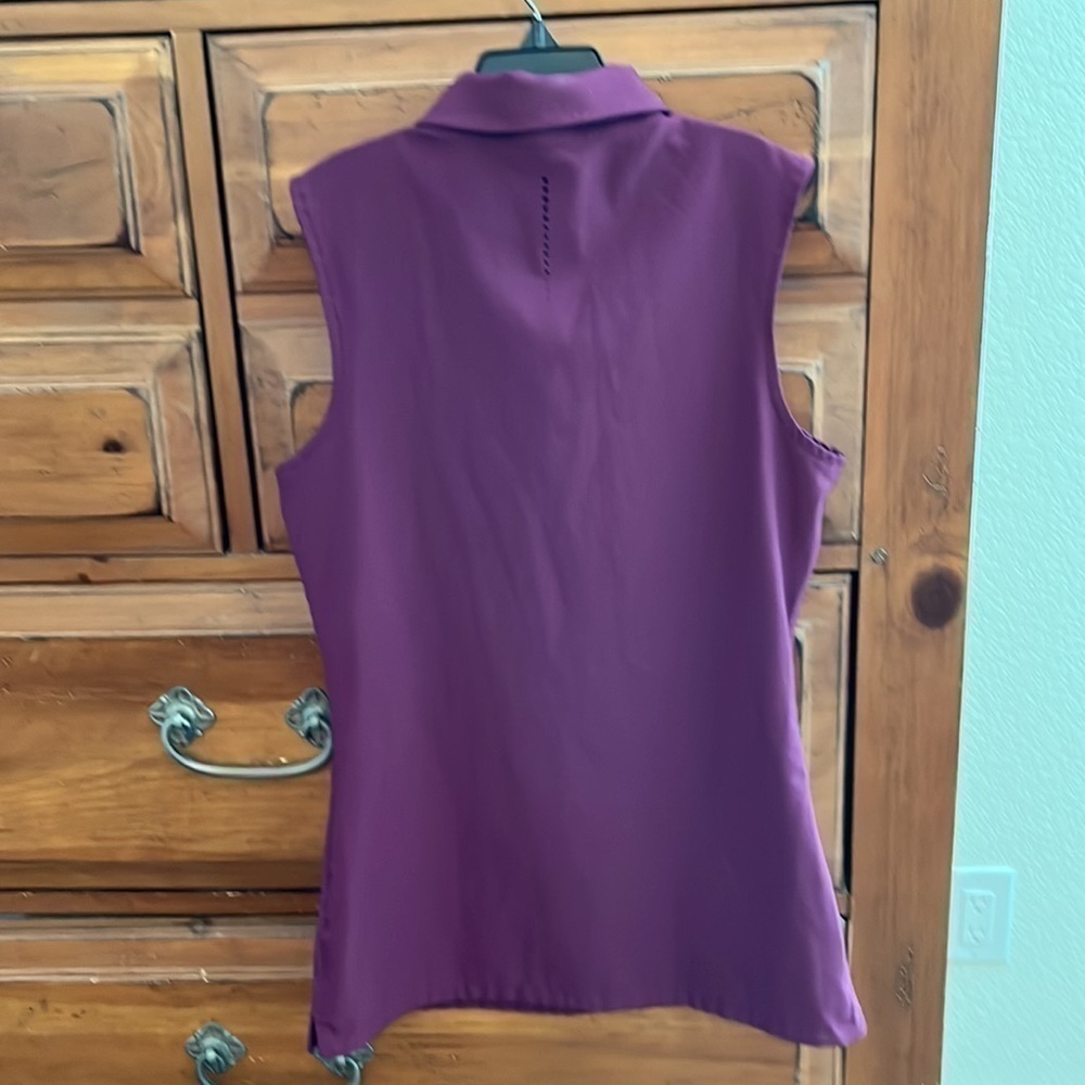 Nike Women’s Sleeveless Top Purple Pink Accent Size XS EUC - Picture 3 of 5